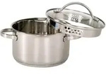 Kr&uuml;ger Kochtopf aus rostfreiem Edelstahl fassung 1500ml 16cm