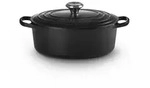 Le Creuset Br&auml;ter oval 29 cm, schwarz, Eisenguss, Feuerfest, F&uuml;r alle Herdtypen