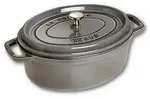 Bratpfanne Staub Cocotte, Grau, Gusseisen, 4,25 L, 1 St&uuml;ck(S), 29 Cm