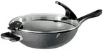 STONELINE&reg; FUTURE Wokpfanne 32 cm, austauschbaren Griffen, mit Siebglasdeckel,