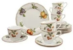 CreaTable Flora Orchard Kaffeeservice 18-tlg Porzellan