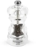 PEUGEOT Pfefferm&uuml;hle NANCY 12cm Acryl Transparent Stahlmahlwerk Gew&uuml;rze