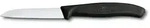 Victorinox Gem&uuml;semesser Swiss Classic 8 cm, Mittelspitz, gerader Schliff, schwarz