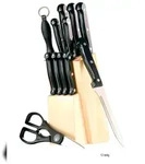 Esmeyer 12-teiliges Messerset ORION mit Holz-Block,