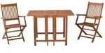 Merxx Rio Set 3tlg., 2 Klappsessel, Klappentisch 107 x 65 cm, Eukalyptus