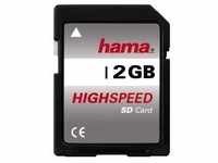 Hama HighSpeed SecureDigital Card 2 GB Speicherkarte SD