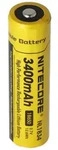 Nitecore Li-Ion Akku Typ 18650 mit 3400mAh NL1834 69,4x18,3mm mit Schutzschaltung