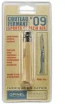 Opinel Tradition N&deg;09 - Klappmesser - 9 cm - Gelb bis Rosafarben mit kleinen dunklen