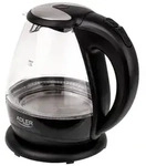 Adler AD 1224 Glas-Wasserkocher 1,5 L schwarz/transparent