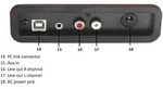 Denver VPL-120Red portabler Plattenspieler mit USB Digitalisierungsfunktion