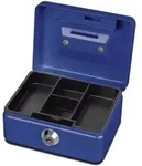 MAUL Geldkassette mit M&uuml;nzeinwurf 12,5x9,5x6,0 cm blau