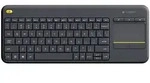 Logitech Spanische Tastatur K400 Plus Tv Rf Kabellose Qwerty-Tastatur Schwarz