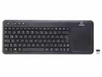 renkforce Funk-Tastatur Wireless Touch Schwarz