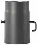 Ofenrohr 250mm, &Oslash;150mm, schwarz