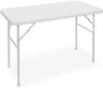 Relaxdays Gartentisch klappbar BASTIAN, rechteckig H x B x T: 74 x 121,5 x 61,5 cm,