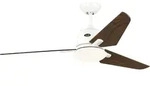 Eco Aviatos 132, Ventilatore bianco e noce con Luce, CasaFan