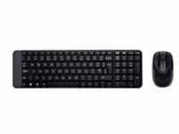 Logitech Wireless Combo MK220 Tastatur-und-Maus-Set drahtlos 2.4 GHz