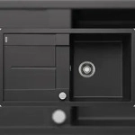 BLANCO GmbH + Co KG BLANCO METRA 5 S-F fl&auml;chenb&uuml;ndige Sp&uuml;le SILGRANIT Anthrazit