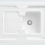 Villeroy & Boch Villeroy&Boch Sp&uuml;lbecken, K&uuml;chensp&uuml;le Condor 45 Wei&szlig; Alpin