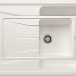 BLANCO GmbH + Co KG BLANCO SONA 5 S Einbausp&uuml;le / SILGRANIT / Wei&szlig; / reversibel /