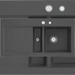 Villeroy & Boch Villeroy&Boch Sp&uuml;lbecken, K&uuml;chensp&uuml;le Subway 60 Graphite