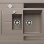 BLANCO GmbH + Co KG BLANCO METRA 6 S Compact Einbausp&uuml;le, SILGRANIT, Tartufo,