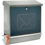 Briefkasten Lucca 3713 Ni Letter H.440mm B.380mm T.148mm VA DIN C4 BURG-W&Auml;CHTER