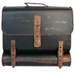 HMF Briefkasten Antik SCHULRANZEN 122, 36 x 41 x 8,5 cm, kupfer
