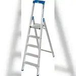 Krause Stufenstehleiter aus Aluminium, mit 5 Stufen