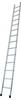 Stufen-Anlegeleiter aus Aluminium, rutschsichere nivello®-Leiterschuhen, 8 Sprossen