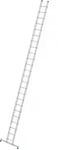 Sprossen-Anlegeleiter aus Aluminium, mit nivello&reg; -Traverse, 24 Sprossen