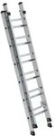 Sprossen-Schiebeleiter 2-teilig ohne Traverse 2x6 Sprossen