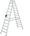 Munk Stehleiter 40228 beidseitig 2x12 Stufen