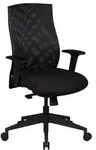 Amstyle B&uuml;rostuhl 113 x 65 x 65 cm Schwarz