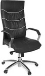 FineBuy XXL Chefsessel Echtleder schwarz B&uuml;rostuhl Drehstuhl Schreibtischstuhl
