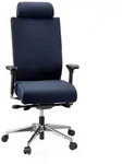 B&uuml;rostuhl / Drehstuhl PRO-TEC XXL Vollpolster blau hjh OFFICE
