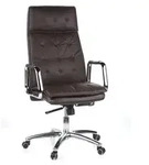 B&uuml;rostuhl / Chefsessel VILLA 20 Nappaleder braun hjh OFFICE