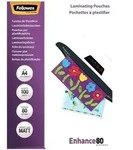 Fellowes Enhance Laminierfolien DIN A4 Matt 80 Mikron (2 x 80) Transparent 100 St&uuml;ck