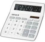 Genie Tischrechner 840 S 10-stelliges Display Silber, Grau