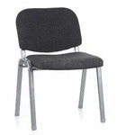 Konferenzstuhl / Besucherstuhl / Stuhl XT 600 anthrazit/silber hjh OFFICE