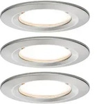 Paulmann LED Einbauleuchte Nova Plus Coin Basisset starr IP44 rund 78mm Coin 3x6W