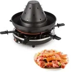 Klarstein Taste Volcano Tartarengrill Raclettegrill 1500 W 6 Personen schwarz...