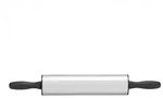 EMGA Patisse Teigroller Silver Top Nudelholz mit antihaft Beschichtung 44cm