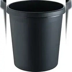 helit Papierkorb 18L - schwarz