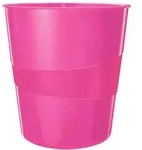 Leitz Papierkorb WOW 52781023 15l PS pink