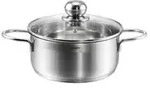KOPF Bratentopf Josie, &Oslash; 20 cm, H&ouml;he 9 cm, 2 Liter aus Edelstahl