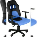 CLP Schreibtischstuhl Fun f&uuml;r Kinder schwarz/blau