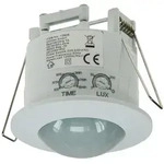 ChiliTec Decken-Einbau-Bewegungsmelder 360&deg; LED geeignet, 6m Detektion, wei&szlig;