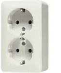 Jung SCHUKO-Steckdose 2-fach 6020 A 6020A