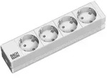 Bachmann 10Zoll Steckdosenleiste 4x Steckdose 1HE (333.0122)
